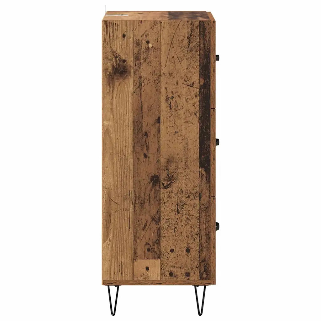 Credenza-Buffet-Armadio da cucina Legno vecchio 34 x 34.5 x 90 cm Legno multistrato 278406