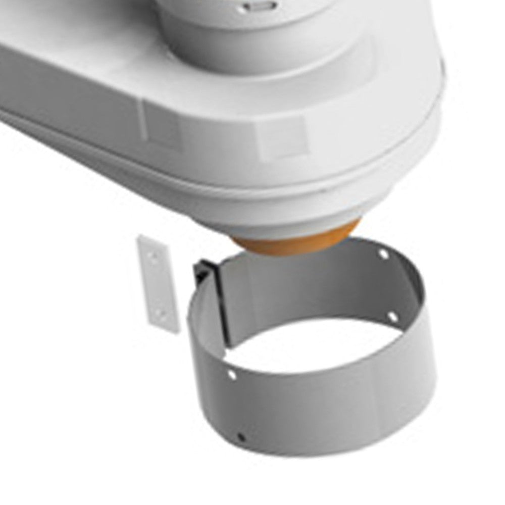 Sdoppiatore universale d60-100 mm in acciaio zincato per ariston