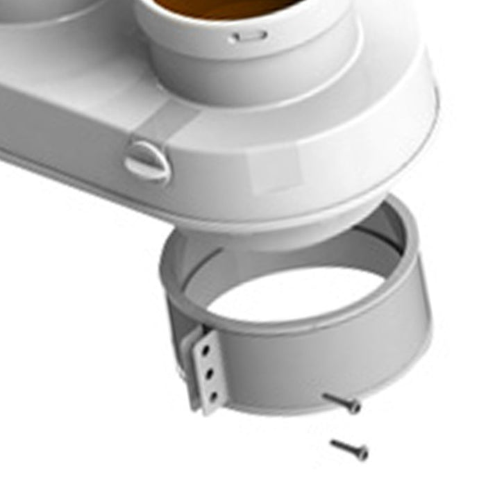 Sdoppiatore universale d60-100 mm in acciaio zincato per beretta