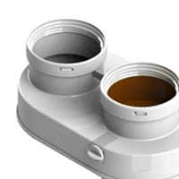 Sdoppiatore universale d60-100 mm in acciaio zincato per beretta