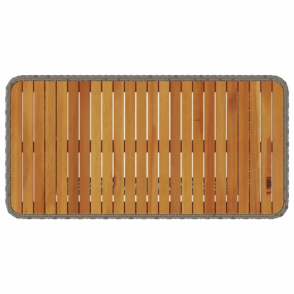 Set da Pranzo per Giardino | Set Salotto da Giardino Grigio polyrattan