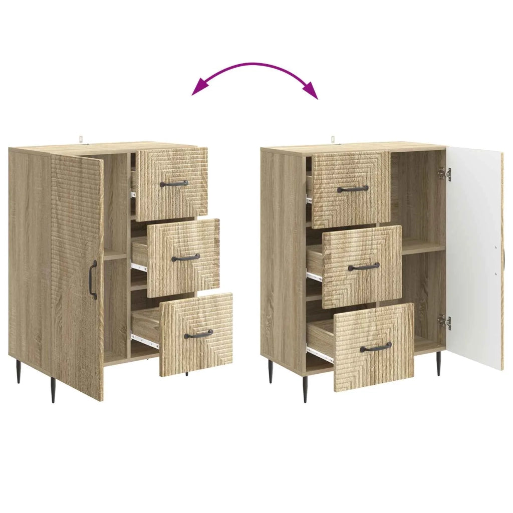 Credenza Rovere Sonoma 66 x 34,5 x 89,5 cm Legno ingegnerizzato 894857