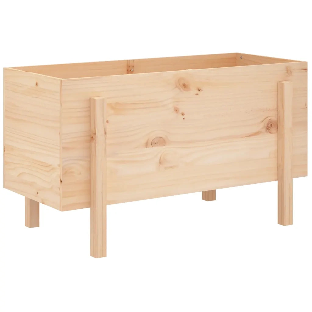 Fioriera Rialzata da Giardino 101x50x57 cm Legno Massello Pino 825212