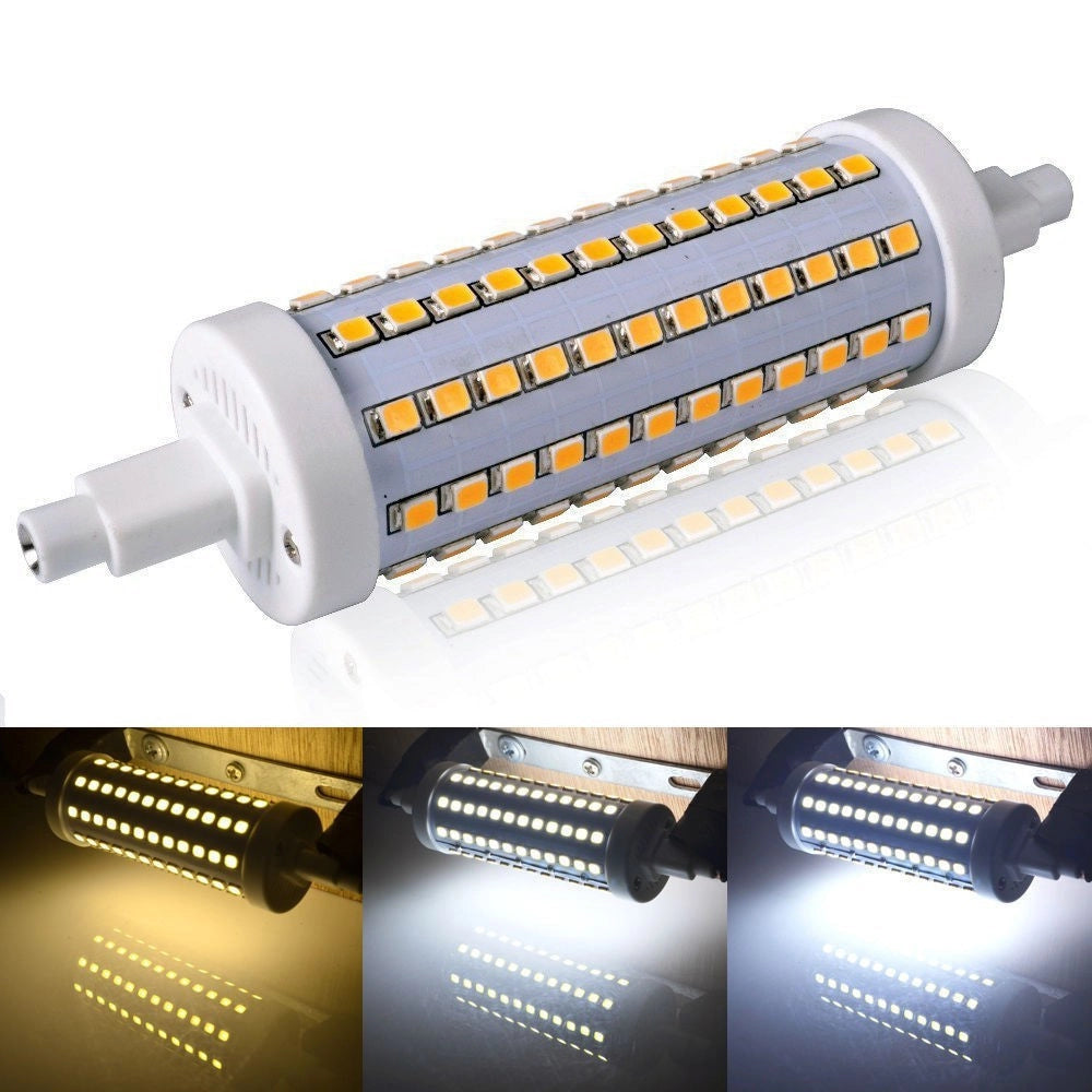 Trade Shop - Lampada Lampadina A Led R7s Luce 360 Gradi 118mm Luce Calda Fredda 220v 10w - -bianco Caldo      -