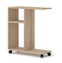 MOBILE TAVOLINO CON RUOTE PORTA PC COMODINO UFFIO CASA ROVERE 60x45x22cm TRASCO