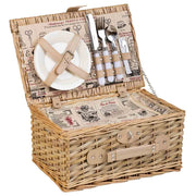 Cesto pic-nic marrone 38x26x19h