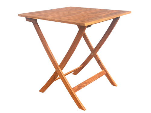 TAVOLO PIEGHEVOLE IN LEGNO DI ACACIA IMPRESSION PATTAYA 70x70xH74 cm