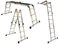 SCALA ALLUMINIO STEP UP COBRA GR.13 REGOLABILE CON DIVERSE POSIZIONI