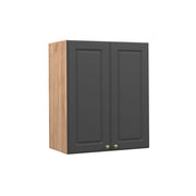 Vicco Pensile da cucina Antracite-oro 60 cm