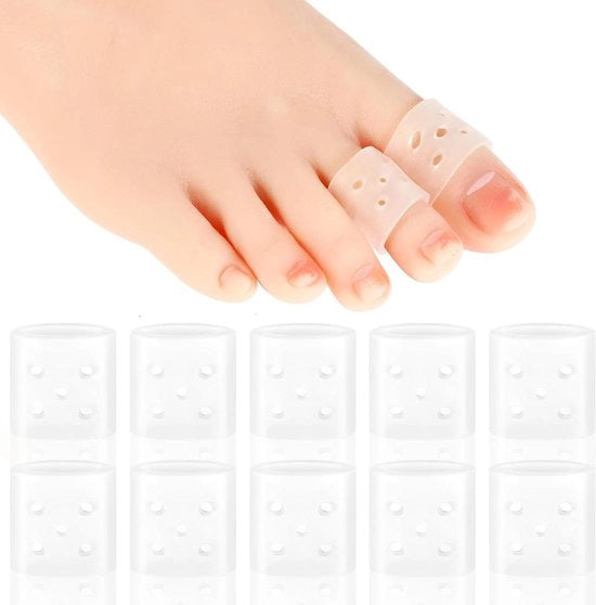 Set di 10 protettori adesivi in silicone per la prevenzione di dolori, vesciche, bolle e callosità