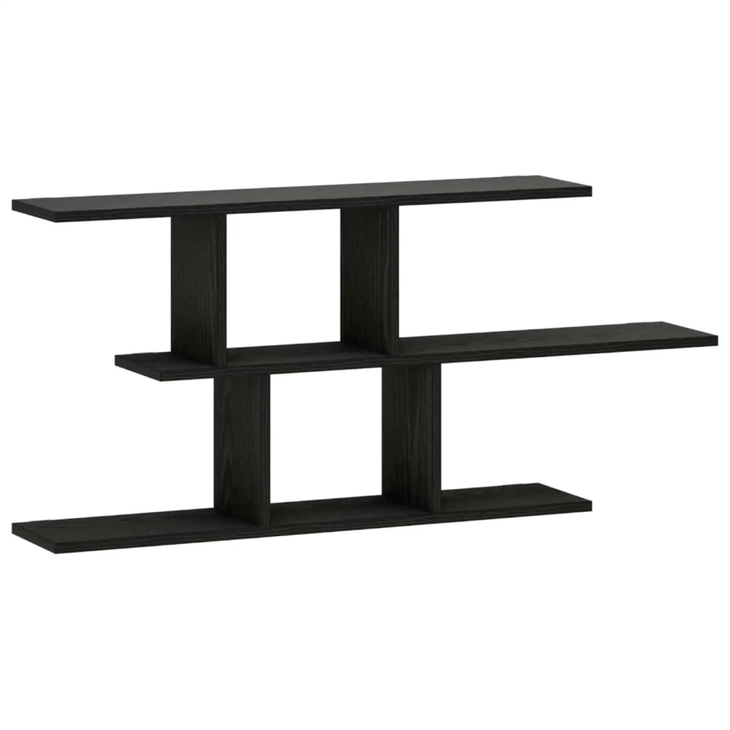 Scaffale da parete Rovere Nero 100 x 17 x 45.5 cm 8015113