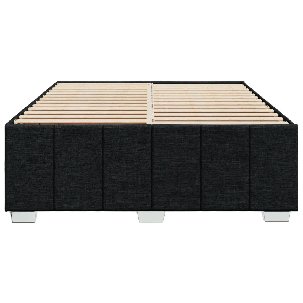 Giroletto senza Materasso Nero 160x200 cm in Tessuto 3284848