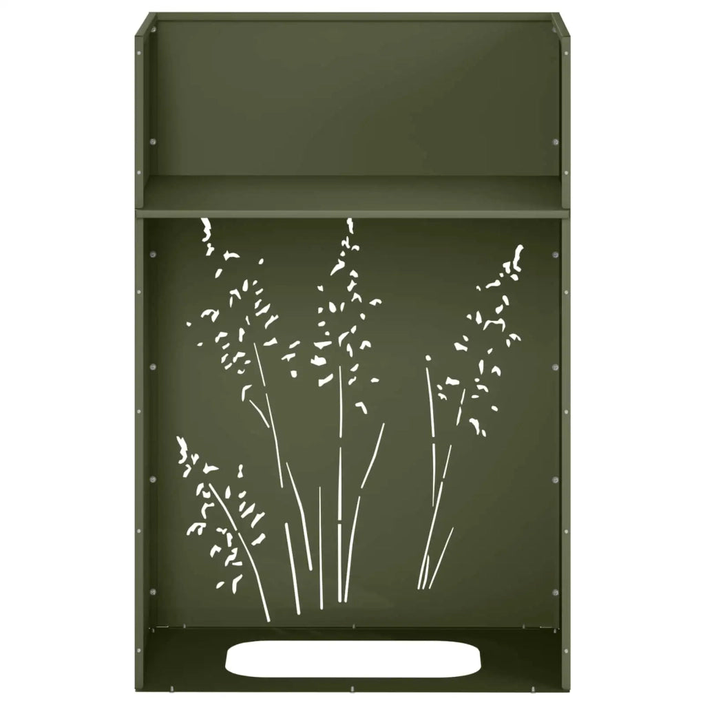 Vaso da giardino Verde Oliva 50 x 30 x 75 cm 8005784
