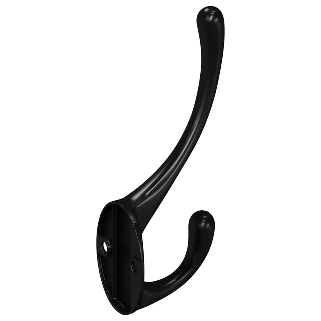 Gancio per vestiti 346 pcs Nero 102 x 29 x 47mm Lega di Zinco