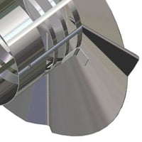 Terminale scarico fumi verticale inox d80 mm