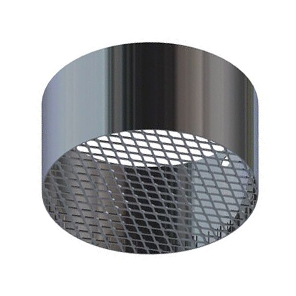 Terminale aspirazione aria in inox d80 mm