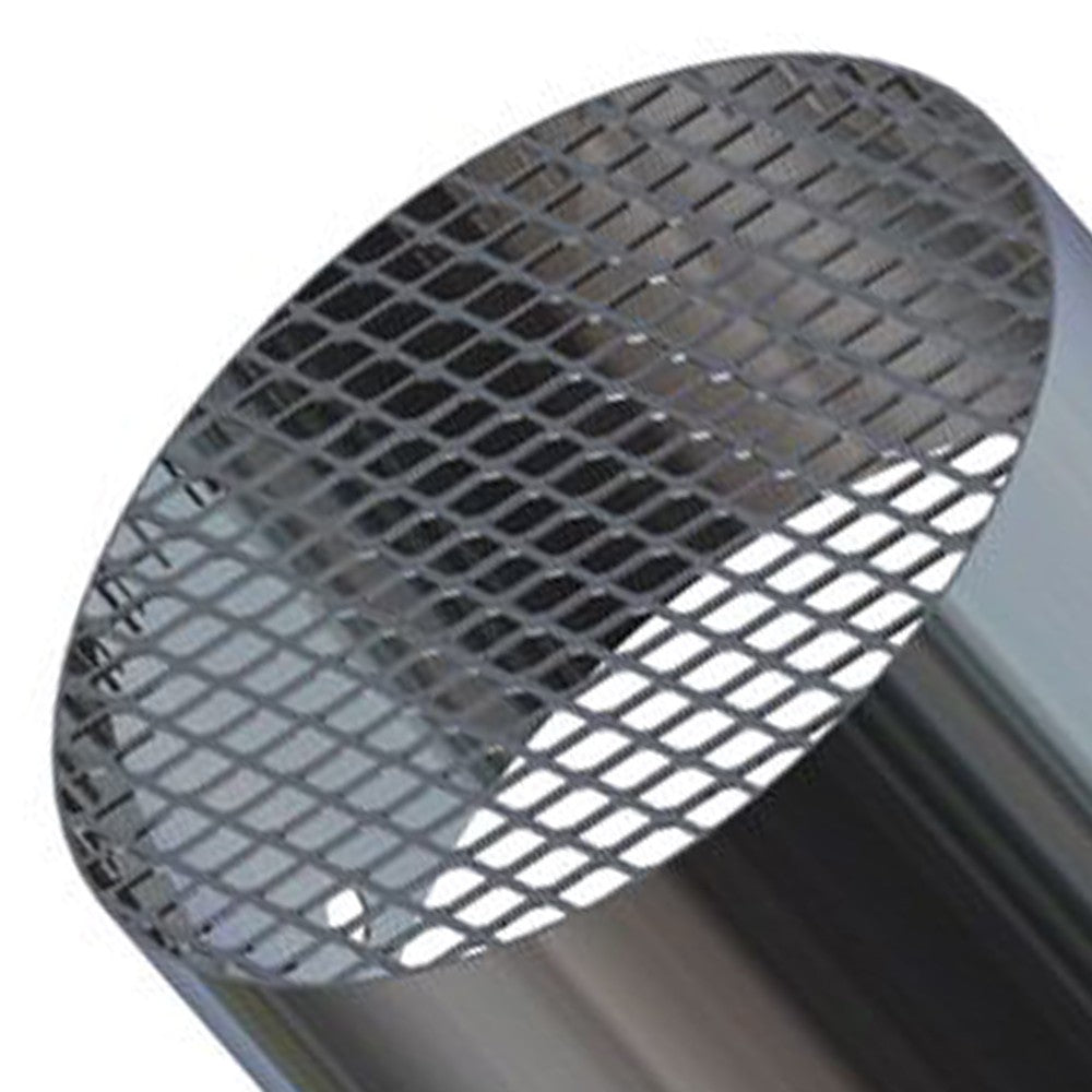 Terminale aspirazione aria in inox d80 mm