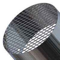 Terminale aspirazione aria in inox d80 mm