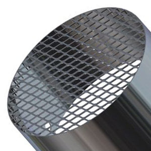 Terminale aspirazione aria in inox d80 mm