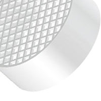 Terminale aspirazione aria in polipropilene d80 bianco