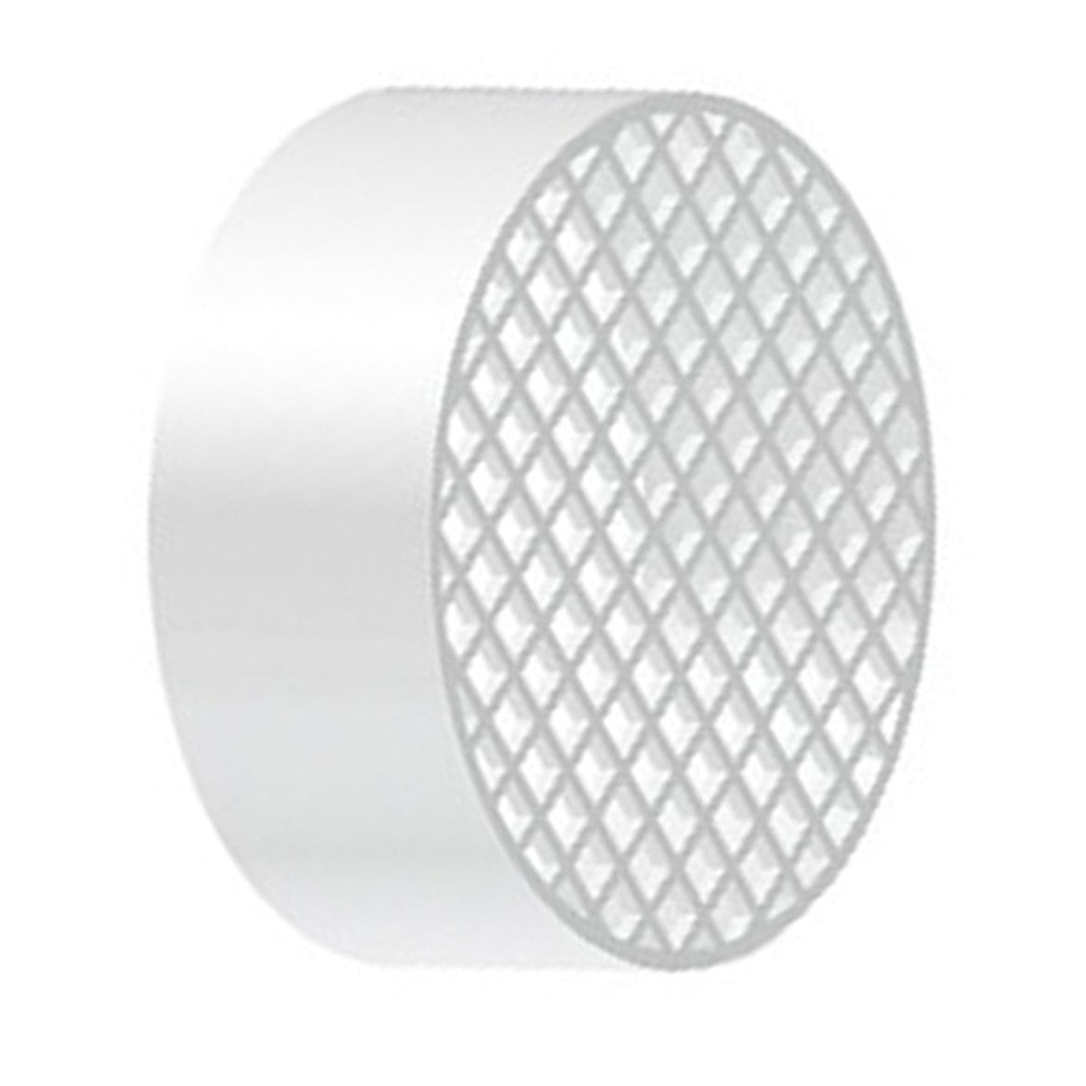 Terminale aspirazione aria in polipropilene d80 bianco