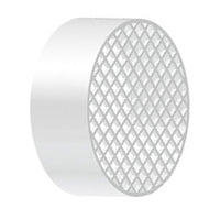 Terminale aspirazione aria in polipropilene d80 bianco