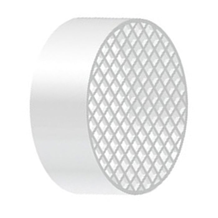 Terminale aspirazione aria in polipropilene d80 bianco