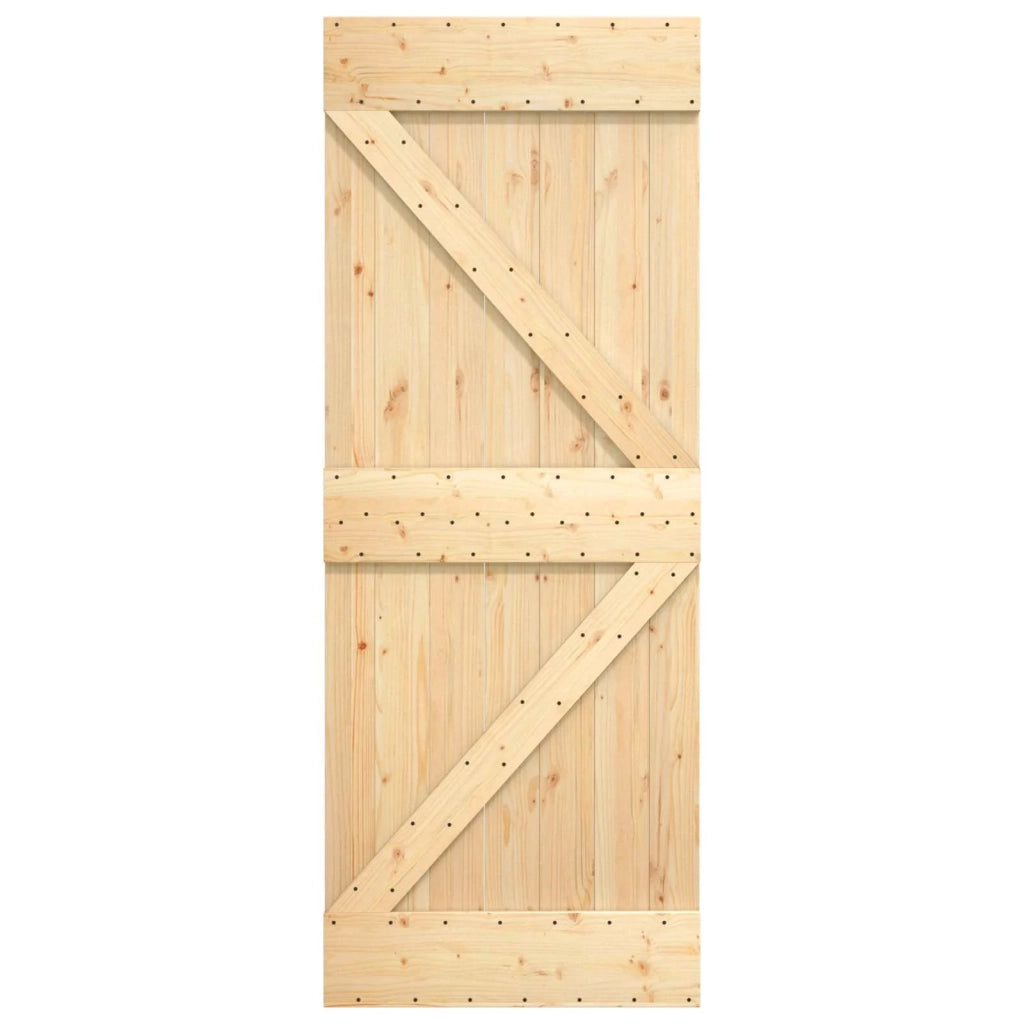 Porta NARVIK Naturale 85 x 210 cm Legno di pino solido 42047080