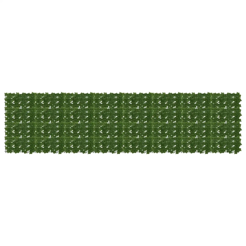 Schermo per balcone con foglie Verde 400 x 100 cm 42040659