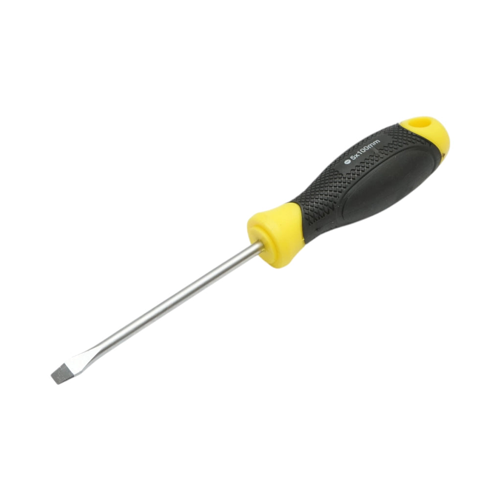 Cacciavite dritto Crownman 5x100mm con punta magnetica professionale Cr-V
