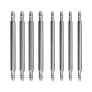 Penni orologio in acciaio inossidabile a 8 pezzi - diametro 1,5 mm/1,8 mm - pennelli a doppio flusso per orologi - alta qualità - pennelli orologio per cinture orologio