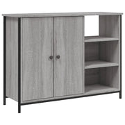 Credenza | Madia | Buffet da pranzo | Armadio da pranzo Grigio Sonoma 100x33x75 cm in Legno Multistrato