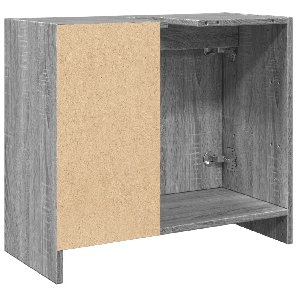 vidaXL Mobile Lavabo Grigio Sonoma 63x29x55 cm in Legno Multistrato