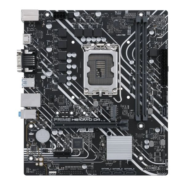 Asus prime h610m-d d4 intel h610 lga 1700 micro atx - 90MB1A00-M0EAY0