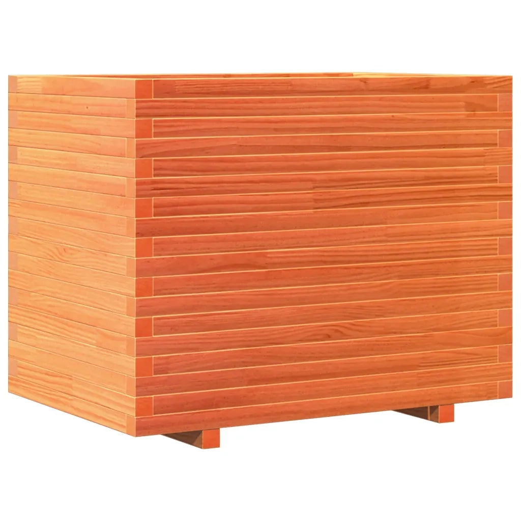Fioriera Giardino Marrone Cera 90x60x72,5cm Legno Massello Pino 3282606