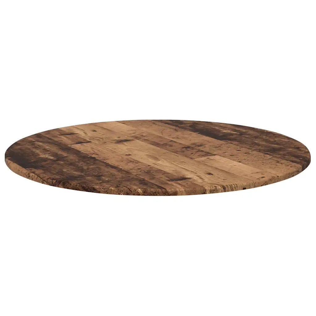 Piano del tavolo Legno vecchio Ø 80 x 1,5 cm Legno multistrato 880429
