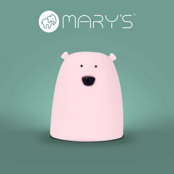 Lampada notte bimbi orsetto rosa LED RGBW 1W Mary's