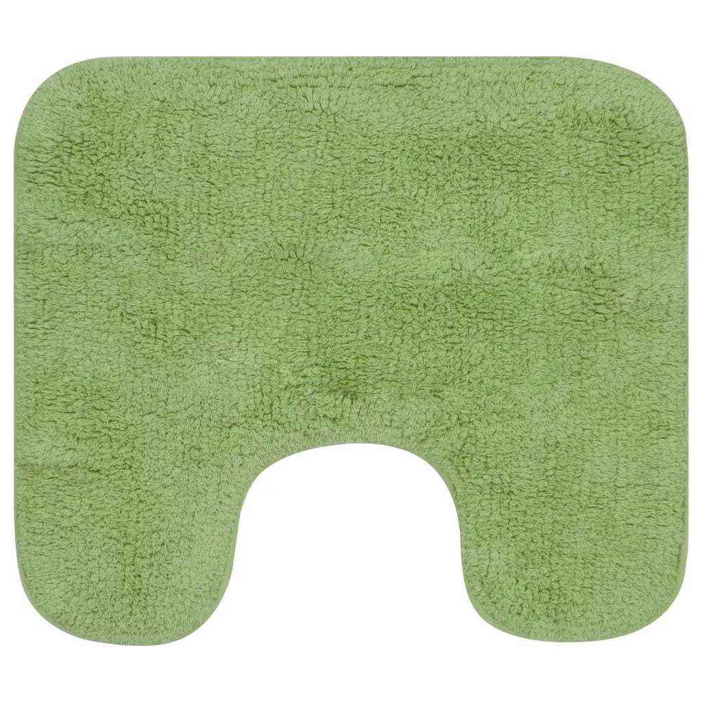 Set Tappetini per Bagno 3 pz in Tessuto Verde CFW3747814