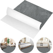 Tegoli in PVC autofissanti - look marmo grigio - 99 pezzi - 9 m²