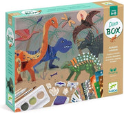 Kit attivita creative Dino Box,Djeco,Eta 6-10 anni