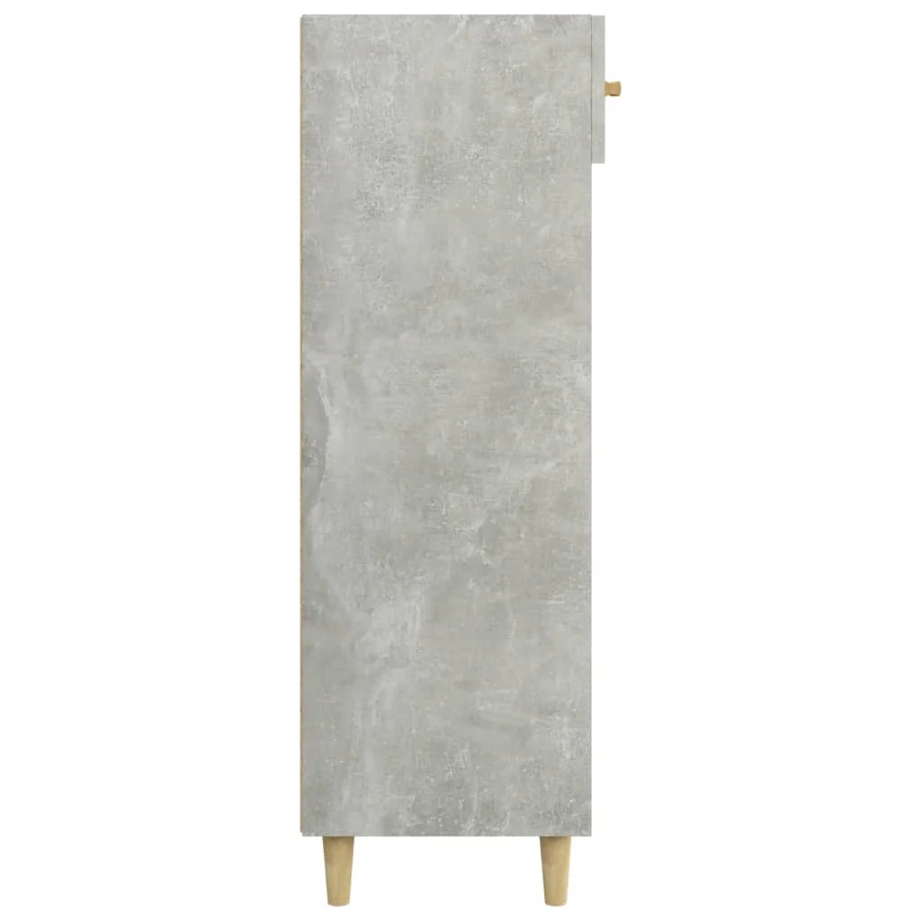 Scarpiera mobile contenitore per scarpe mobile per ingresso/corridoio/soggiorno 60 x 35 x 105 cm legno ingegnerizzato grigio 02_0021832