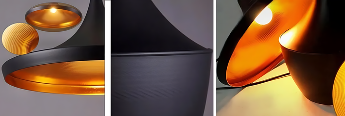 Lampada Da Soffitto Pensile Costa C Nera