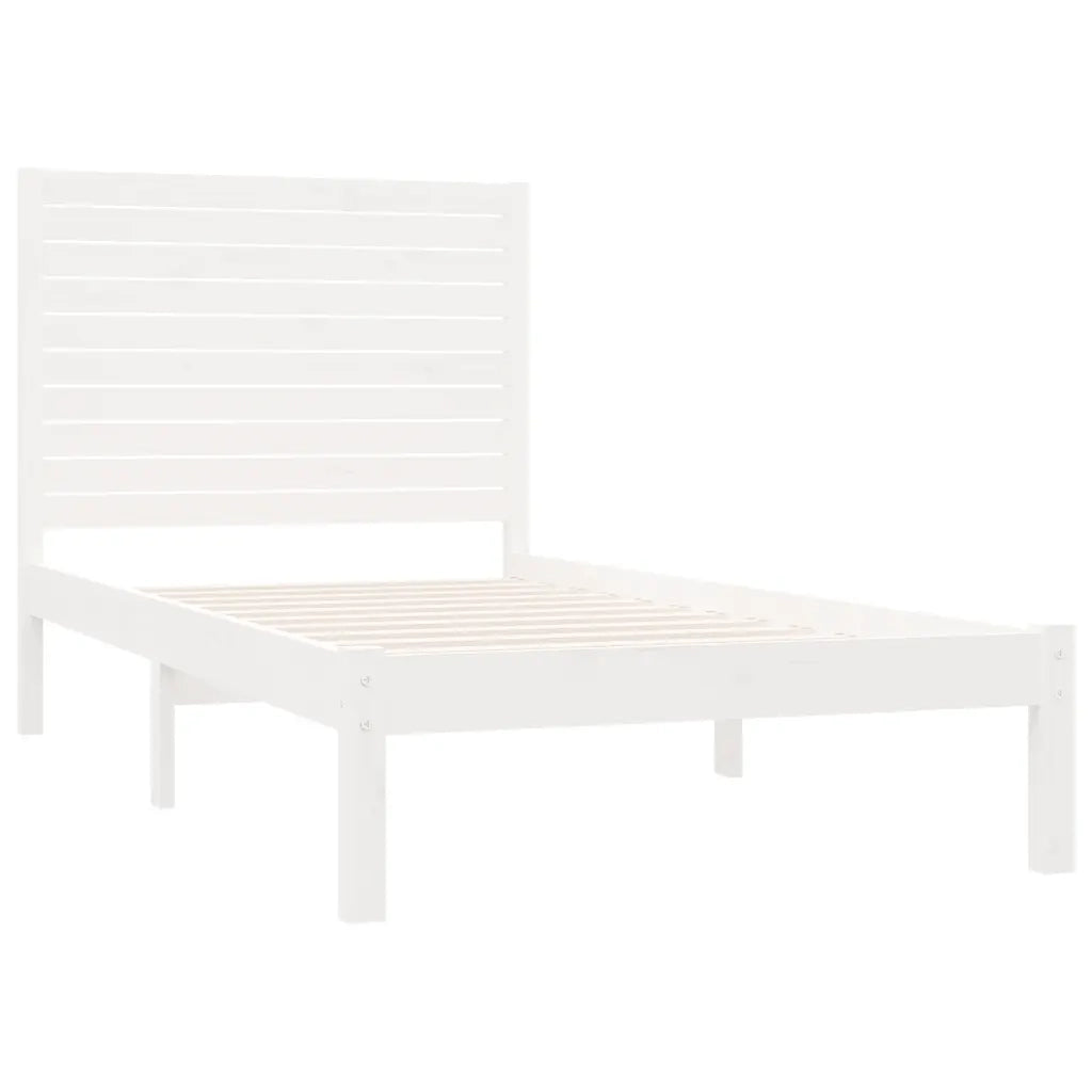 Giroletto Bianco in Legno Massello 90x200 cm 3104594