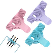 Accessori medico accessorio per abbigliamento medico con 3 piastrine in acciaio inox regolabili con 3 fori e clip