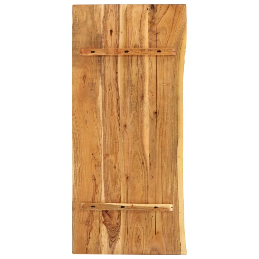 Piano per VanitÃ  Bagno in Massello di Acacia 140x52x2,5 cmcod mxl 73110