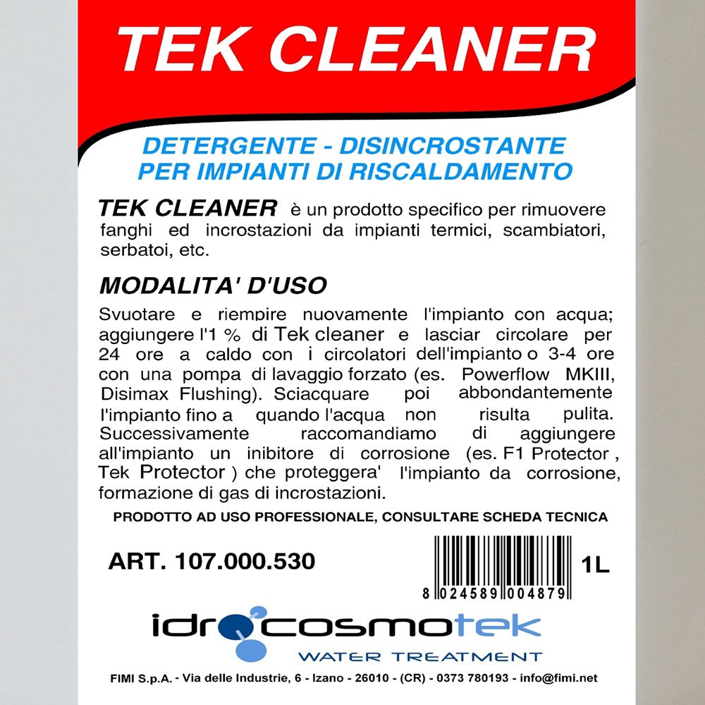 Detergente disincrostante lt 1 per impianti termici