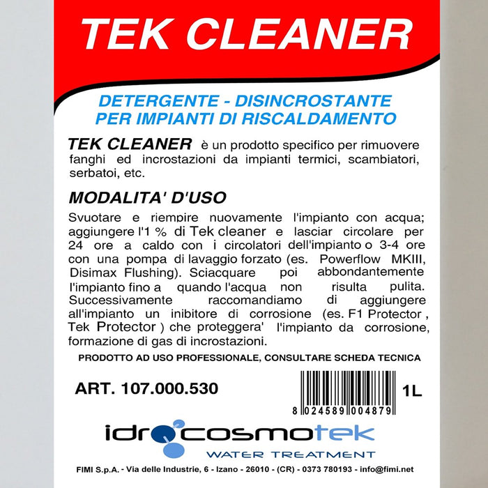 Detergente disincrostante lt 1 per impianti termici