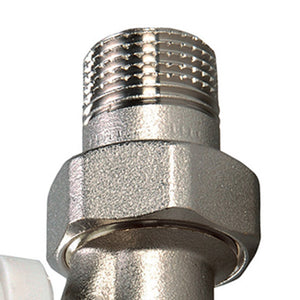 Valvola termostatizzata diritta per radiatori in ferro d 1-2 pollice