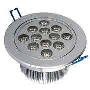 Trade Shop - Faretto Faro A Led 3w 5w 7w 9w 12w 15w 18w A Incasso Con Molla Luce Calda Fredda - -bianco Freddo-12 Watt