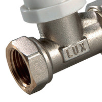 Valvola termostatizzata diritta per radiatori in ferro d 1-2 pollice